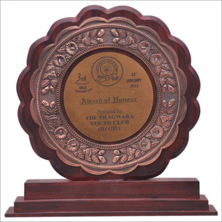 Engraved Wooden Trophy - High Quality Wood, Customizable Sizes & Shapes | Crack-Free Finishing, Attractive Design, Durable Quality