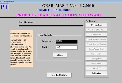 Gear Lead & Profile Testing Software