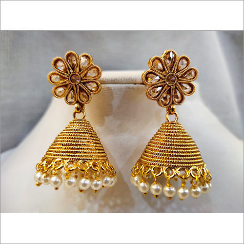 Imitation Polki Jhumka Gender: Women