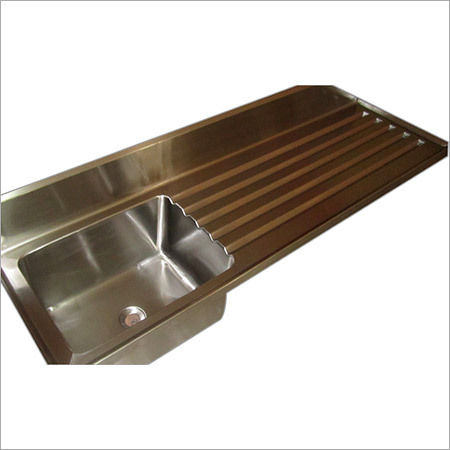 Stainless Steel Sink with Drainboard
