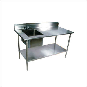 Kitchen Work Table With Sink