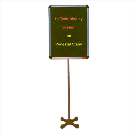 Hi-Tech Display System on Pedestal Stand
