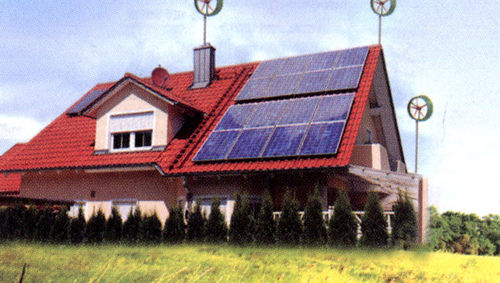 Two-Tone Solar Power Energy