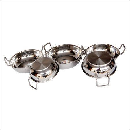 Stainless Steel Kadai Age Group: 2-10 Years