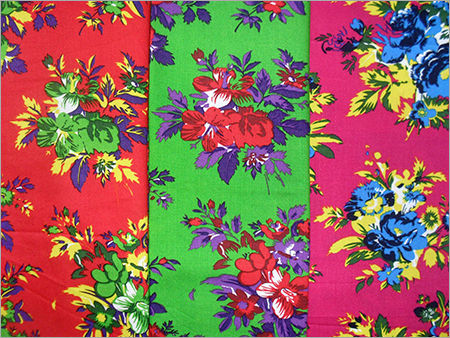 Floral Printed Rayon Fabric