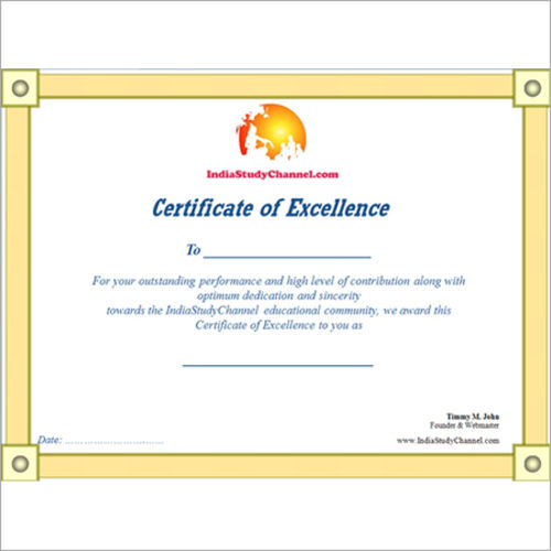 Certificates Printing Services