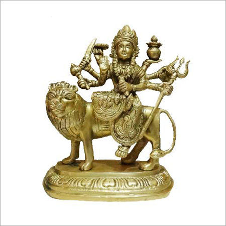 Durga Mata Statue - Handcrafted Resin, 12 Inches Tall, Elegant Design - Smooth Texture, Artistic Home Decor