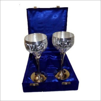 Silverware Wine Glass Set