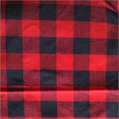 Blue Checked Fabric