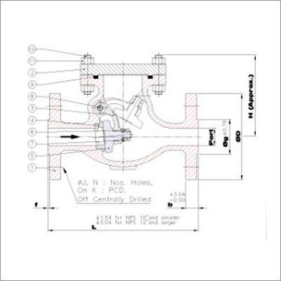 Any Cast Stainless Steel Swing Check Valve