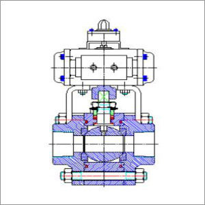 Pneumatic Forged Ball Valve