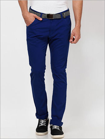 Blue Casual Trouser