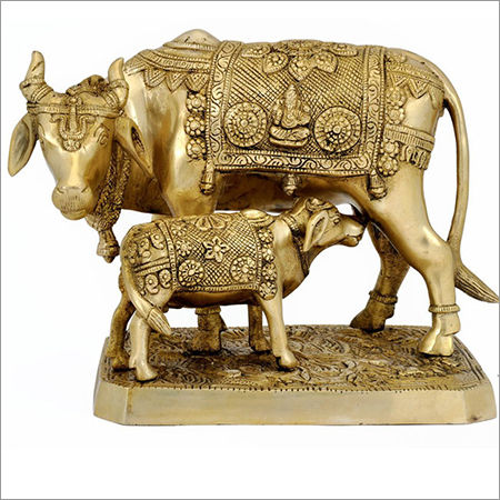 Cow Brass Statue