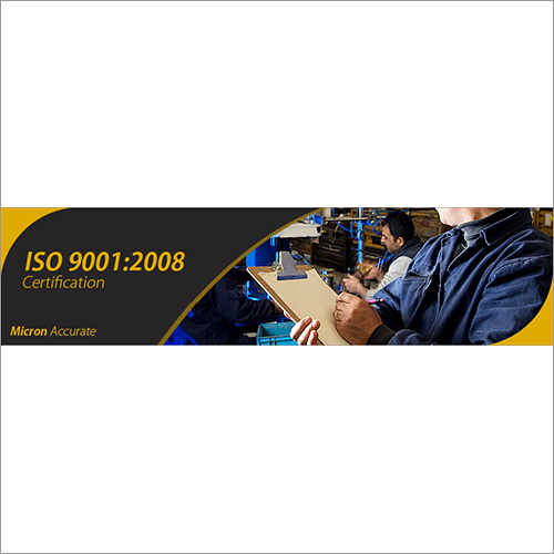 ISO-9001- 2008 Certification By QRT CERTIFICATION & MANAGEMENT SERVICES
