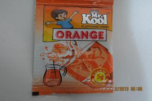 Silver Orange Instant Drink Flavoured Powder