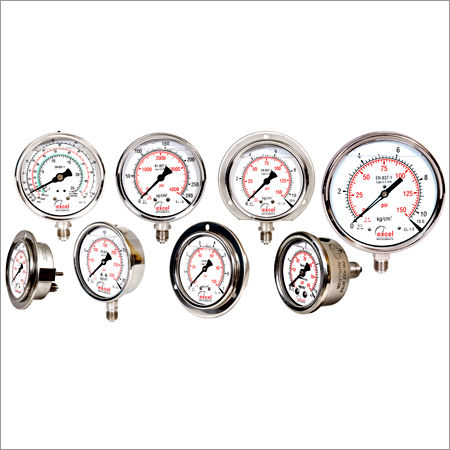 Mild-Steel / Aluminum Liquid Filled Pressure Gauge