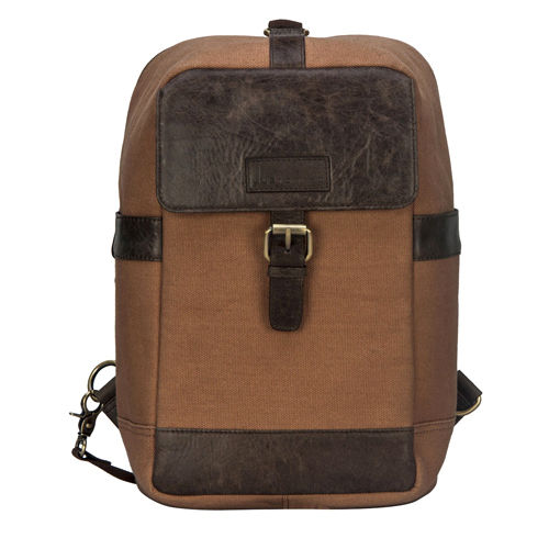 Mens Leather Sling Backpack