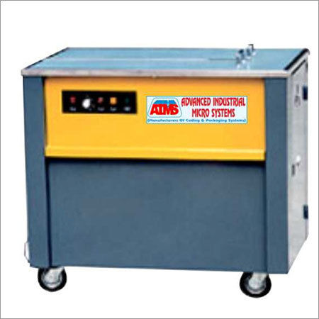 Semi Automatic Carton Strapping Machine - Stainless Steel, 82x56x68 cm, 80 Kg | Quick Heating, Variable Tension, Ergonomic Control Panel