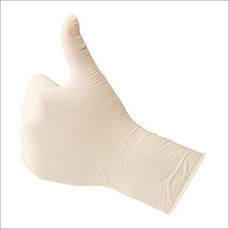 White Disposable Surgical Glove