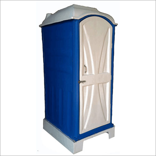 Blue And White Portable Bio Toilet Cabin