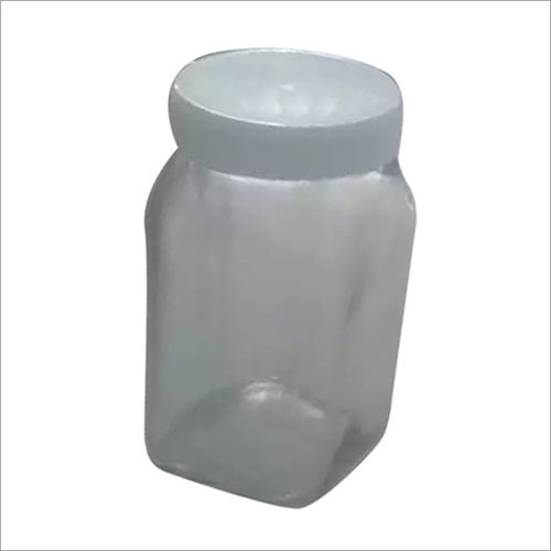 Solid Glass Storage Jar