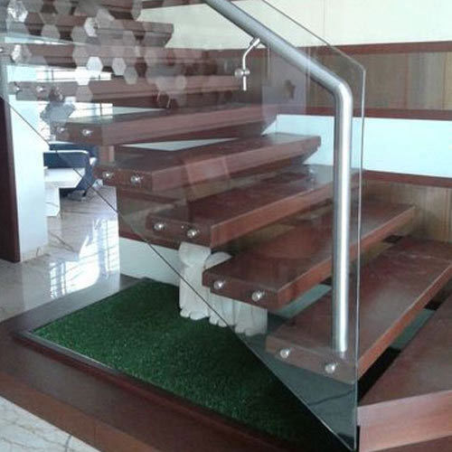 Multi Color Ss Glass Railing