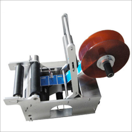 Semi-Automatic Round Bottle Sticker Labeling Machine