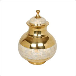 Brass Urn With Mop