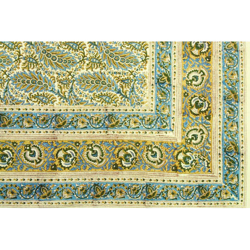 Sanganeri Hand Block Printed Bed Cover