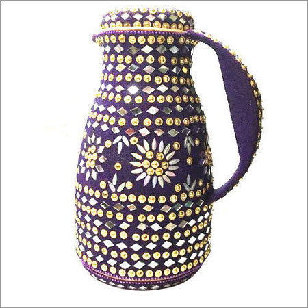 Tea Flask Lac Work