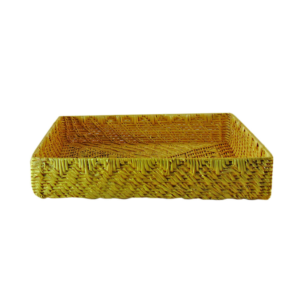 Golden Grass Square Tray