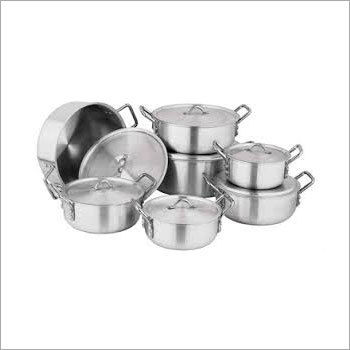 Aluminum Utensils - Premium Quality Lightweight Cookware, Easy to Clean & Anti-Corrosive Finish