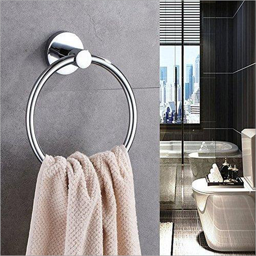Bathroom Towel Ring - Durable Non-Magnetic Material, Large Capacity for Easy Towel Hanging - Luster Shine Polished Finish