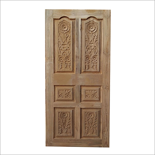 Burma Teak Door - Premium Teak Wood | Elegant Engraved Patterns Impact Resistant Termite & Moisture Proof Easy to Fit and Maintain