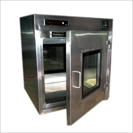 Clean Pass Box - Stainless Steel, Double Walled Design for Contamination Control and Electromagnetic Door Mechanism