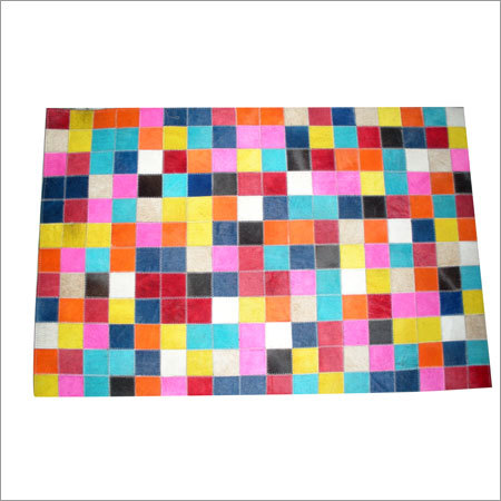 Colored Leather Rugs