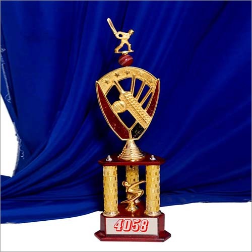 Cricket Sports Trophy - Premium Moisture-Resistant Wooden Design | Enchanting Texture, Stable Broad Base