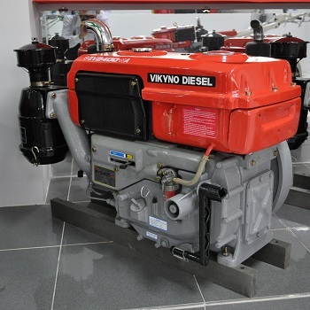 Diesel Engine EV2400NA - 4 Cycle 1 Cylinder Horizontal 116 x 105 Bore x Stroke 1109 cc Displacement Light Diesel Oil Fuel Type 22 HP at 2400 RPM Maximum Output