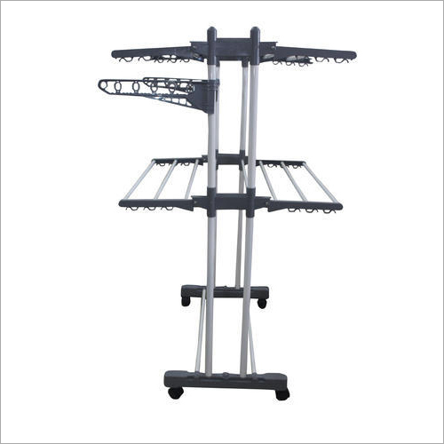 Burgundy Colour Foldable Cloth Drying Stand