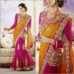Lehenga Sarees - Lightweight Cotton Blend, Striking Color Combinations & Hypnotizing Designs | Comfortable Wear with Perfect Finish