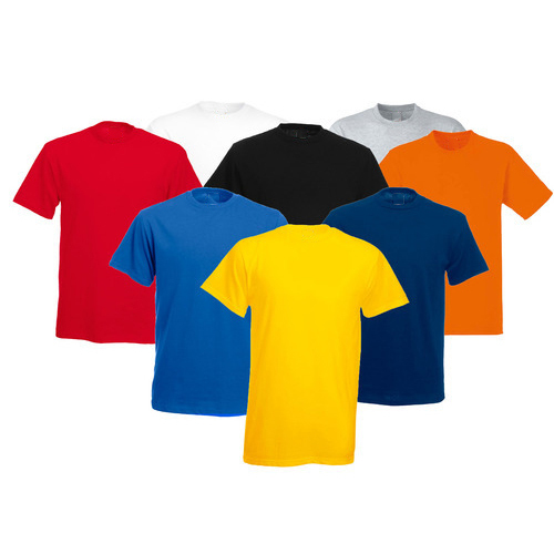 Mens Round Neck Cotton T-Shirt Grade: A1