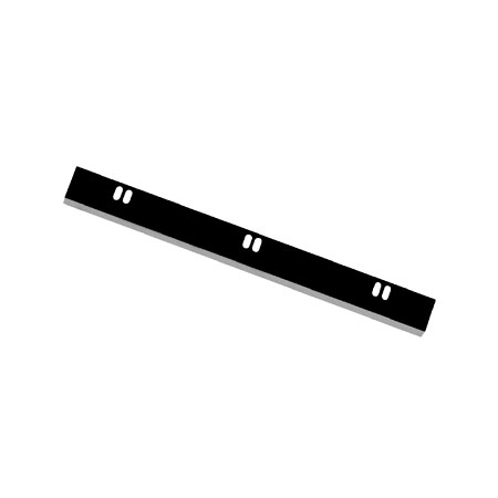 Rice Huller Blade - Metal, 12x1 inches, 0.25 inches Thick, Rotary Type, 3 Blades | High Efficiency, Durable, Reliable for Effective Rice Hulling