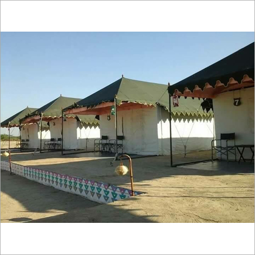 Swiss Cottage Tent - Lightweight Design, Spacious Living Area with Two Windows, Weather-Resistant and Durable