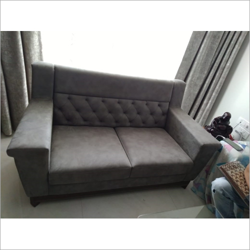 Two Seater Designer Sofa - High-Quality Wood, Spacious Comfort for Guest Rooms - Smooth Finish, Excellent Seating Experience, Captivating Designs