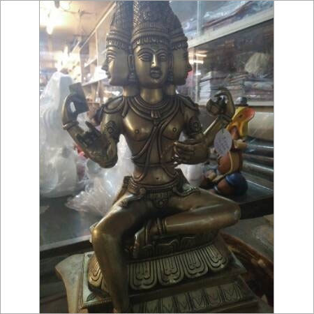 Mild Steel Guru Dattatreya Statue