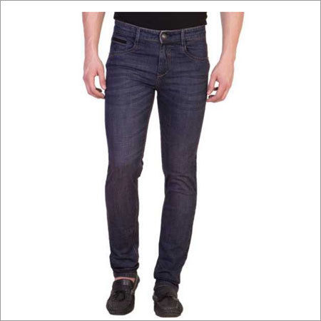 R4u Dark Blue Slim Fit Mens Jeans