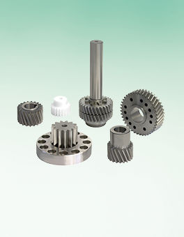 Pinion - Helical and Straight (Spur) Tooth Versions, Various Sizes and Materials | Precision Axis Drives for Automation, Heavy Load Capacities, Zero Backlash Options