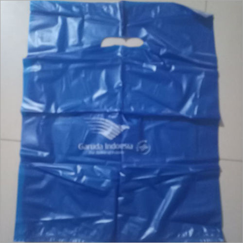 Biodegradable Blue Carry Bag