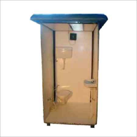 Toilet Cabin - F.R.P Sandwich Panels, 1.20m x 1.20m x 2.40m Size | Weather Resistant, Termite and Pest Proof, Well Insulated