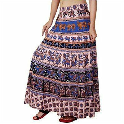 Printed Long Skirt